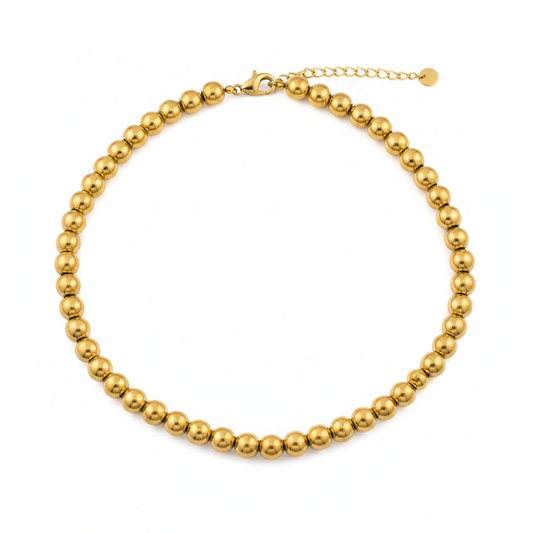 Golden Hour Beaded Necklace